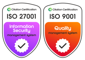 Pacific Transcription is proud to hold ISO 9001 and ISO 27001 certifications.